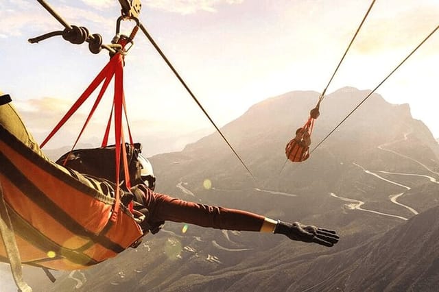 Jebel Jais Zipline Activity From Dubai  - Photo 1 of 8